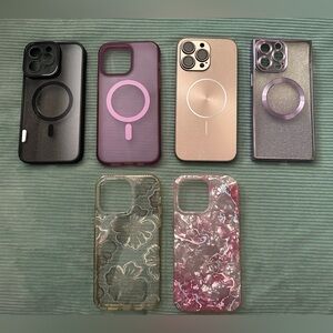 Lot of 6 IPhone 14 Pro Max cases